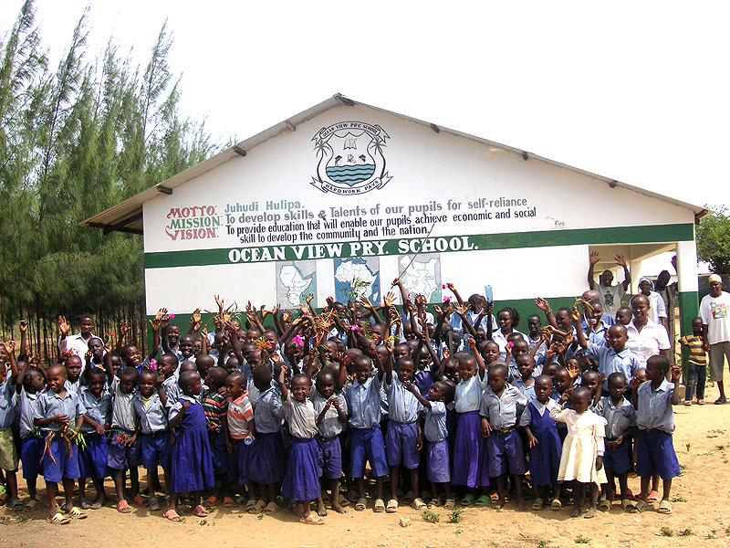 Die Oceanview Primary School nach dem Umbau